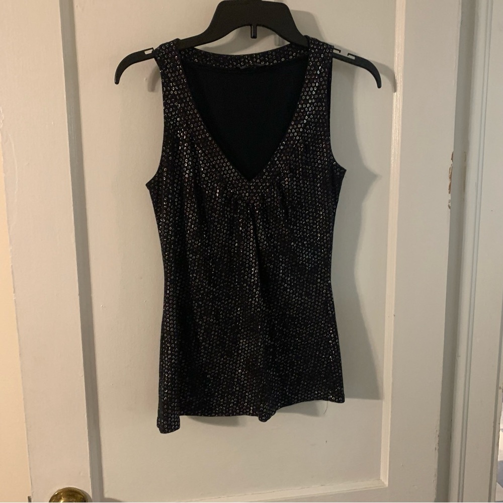 Express Sequin Pattern Tank Top